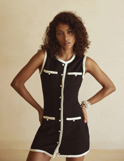  LINA I Buttoned Vest Dress